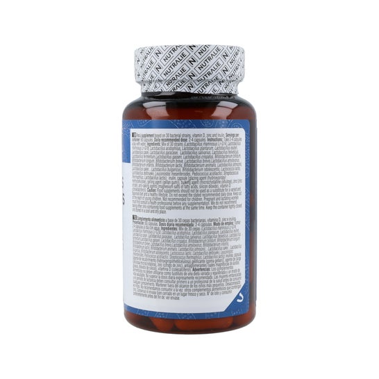 Nutralie Probióticos 30 Cepas 264 Billones UFC Biprotics 60caps