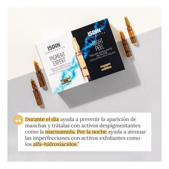 Isdinceutics Pigment Expert + Night Peel 20 Ampollas Isdinceutics Pigment Expert + Night Peel 20 Ampollas