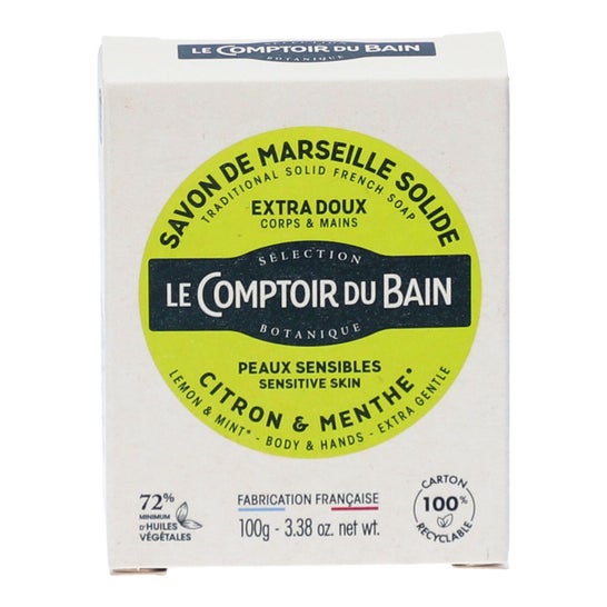 Le Comptoir Du Bain Jabón Marsella Sólido Limón Menta 100g