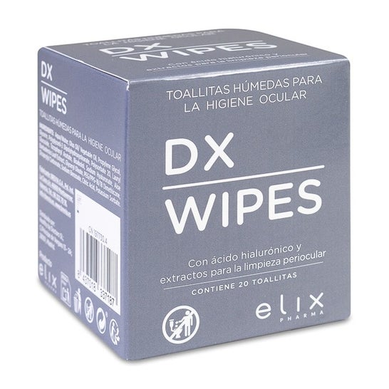 Elix Dx Wipes Salviette per l'Igiene Degli Occhi 220 Unità