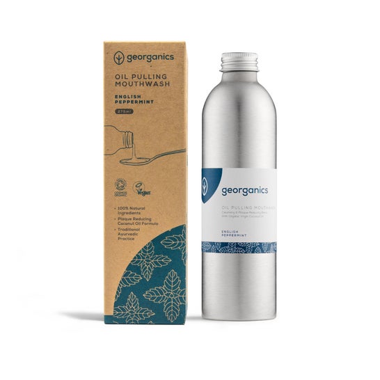 Georganics Oil Pulling Mouthwash Mint 275 ml