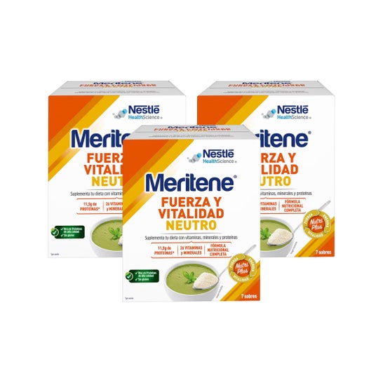 Meritene Kraft und Vitalität Neutral 3x7 Beutel