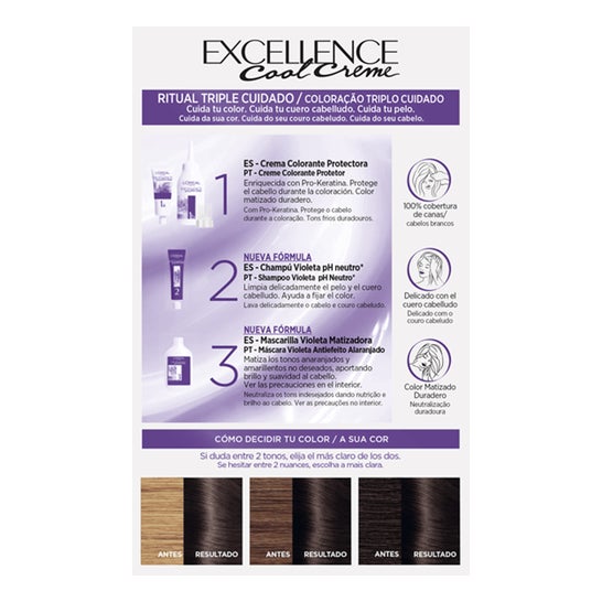 L'Oréal Excellence Cool Creme Tinte Nº5,11 1ud