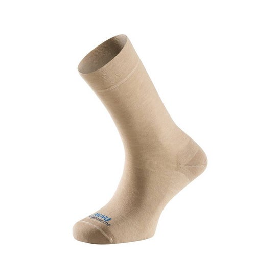 Muvu Delos Diabetiker Fuß Socke Sand M 39-42 1 Paar