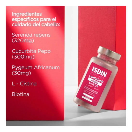 ISDIN Haircare Lambdapil Anticaída 5α Plus 60 caps