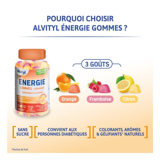 Alvityl Energía Gummies Guaraná 50uds