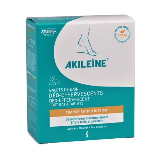 Akileïne Galet de Bain Déo Effervescent 6 uds