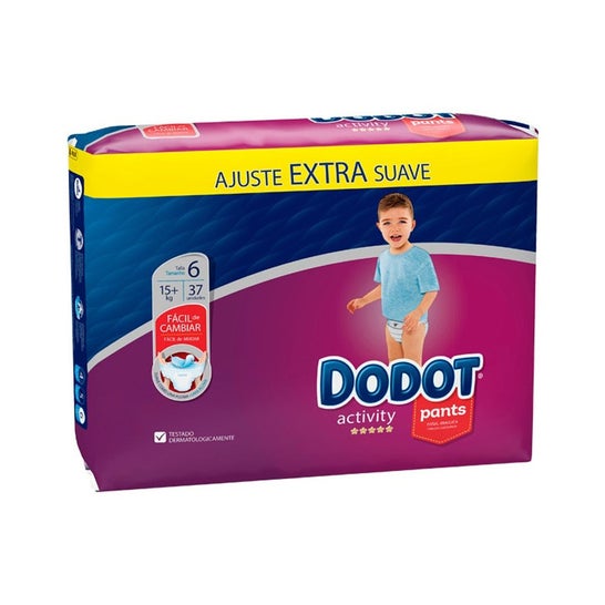 Dodot Activity Diaper Extra Soft Size 6 37uds