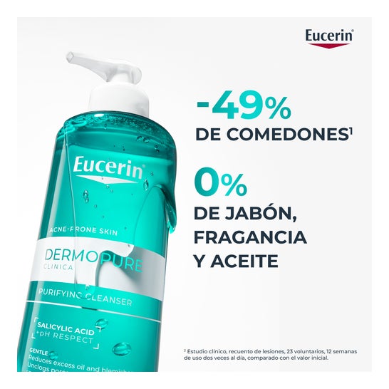 Eucerin DermoPure Clinical Gel Limpiador Purificante 200ml