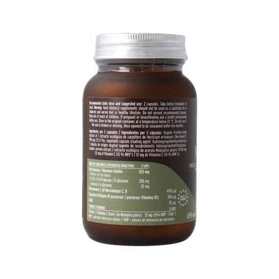 Hifas da Terra Mico-Leo Extracto de Melena de Leon 70 Perlas