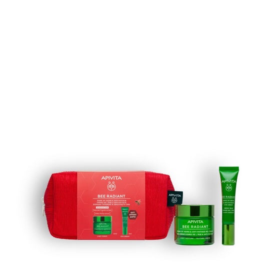 Apivita Bee Radiant Light Gel Cream 50ml + Eye Cream 15ml