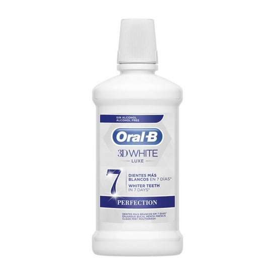 Oral-B 3D White Enjuague Bucal Luxe Perfection 500ml