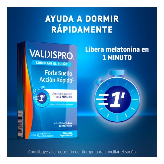 Valdispro Forte Sueño Acción Rápida 40comp