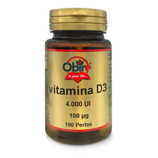 Obire Vitamin D3 4000ui 100 kapsler