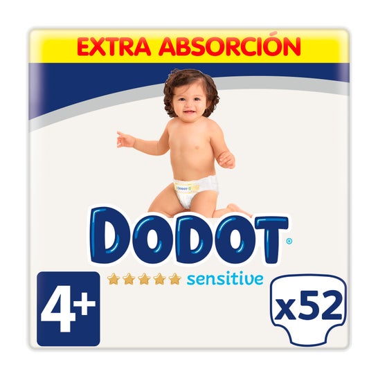 Dodot Sensitive Extra T4 52 pcs