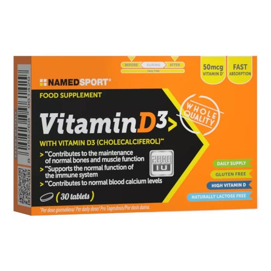 NamedSport Vitamin D3 30 comp