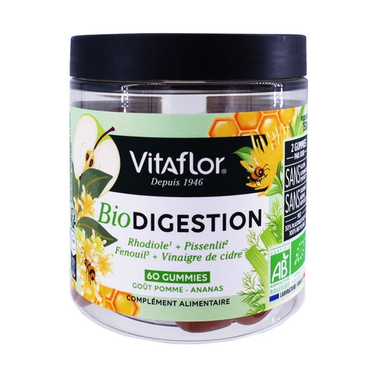 Vitaflor Bio Digestión Gummies Manzana Piña 60uds