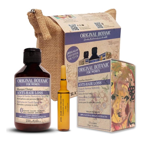 Botanic Kit Anticaída Lotion + Shampoo + Necessaire