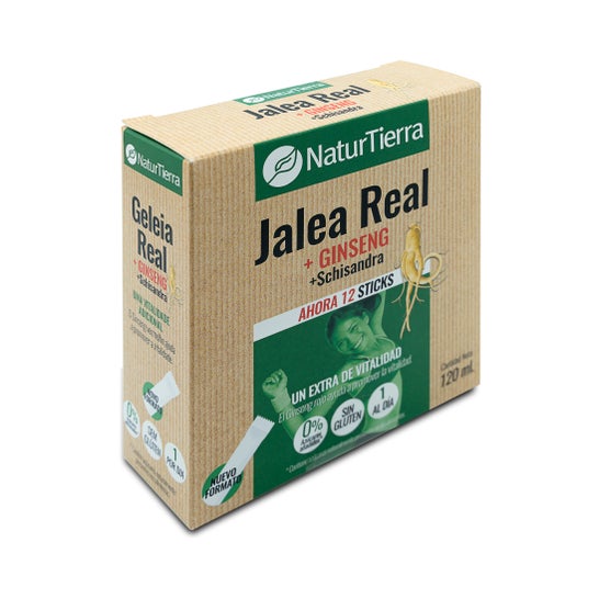 Naturtierra Jalea Real + Ginseng Sin Gluten 12 Sticks