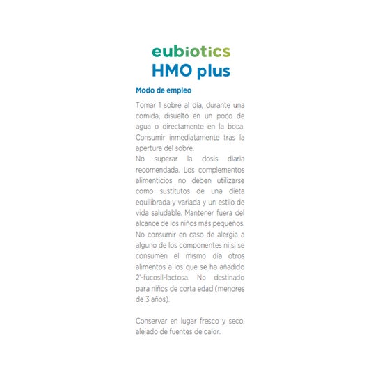 Eubiotics HMO plus 14 sobres