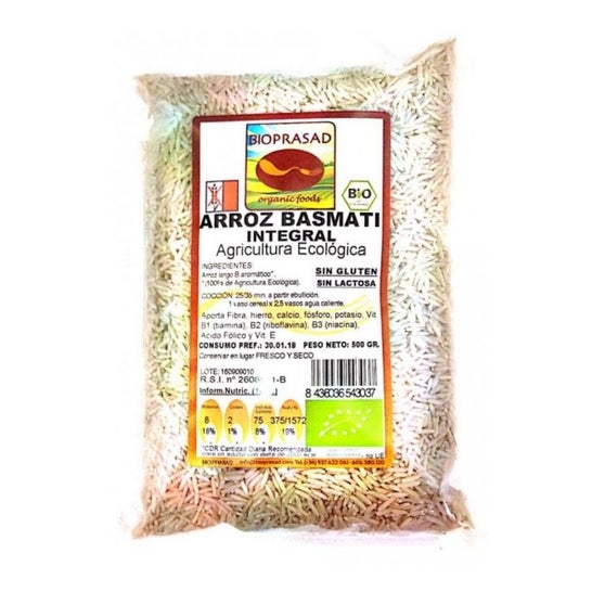 Bioprasad Organic Basmati Rice 500g