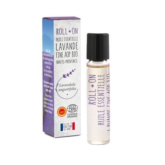 Les Bouquets du Ventoux økologisk lavendel æterisk olie Roll On 5ml