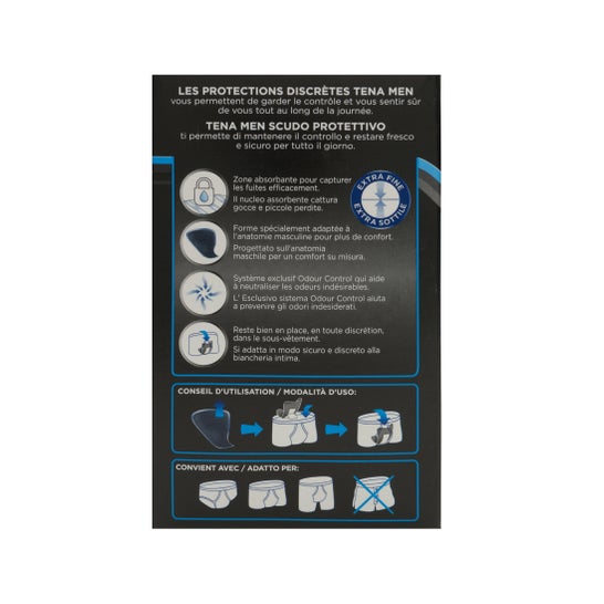 Tena Men Escudo Protector Extra Fino 14uds