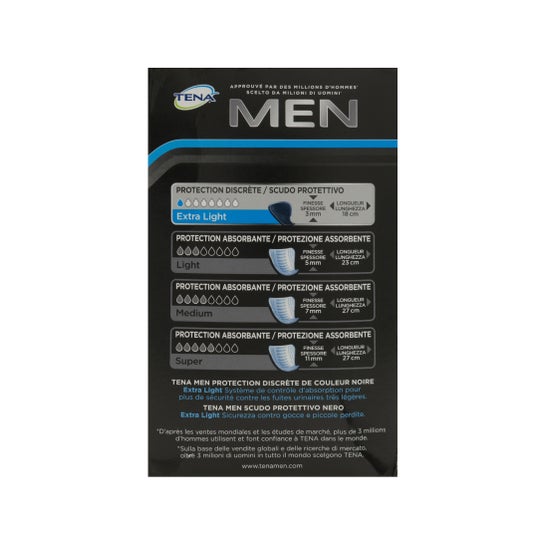 Tena Men Escudo Protector Extra Fino 14uds