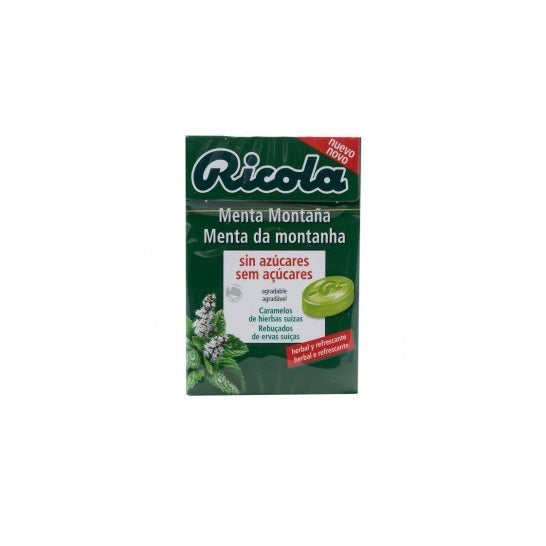 Ricola menta montaña caramelos sin azúcar 50 g