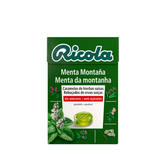 Ricola mynte bjerg candy uden sukker 50g