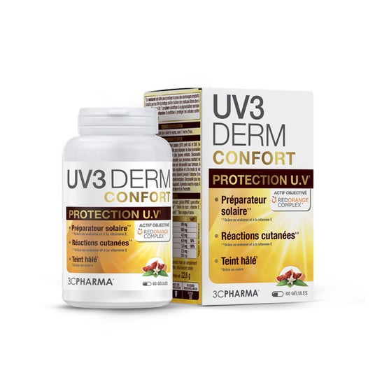 3C Pharma UV3 Derm Confort Protection UV 60 Perlas