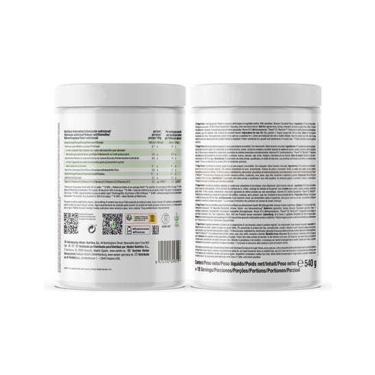 Weider Suplemento Alimenticio Vegan Protein Chocolate 540 g