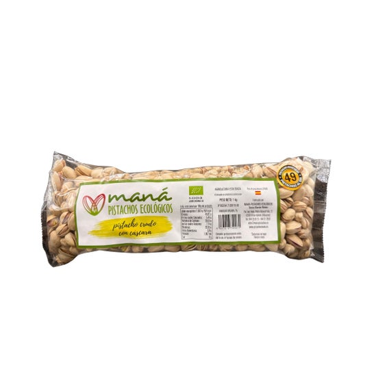 Maná Pistacje Ekologiczne Surowe w Łupinie 1 kg