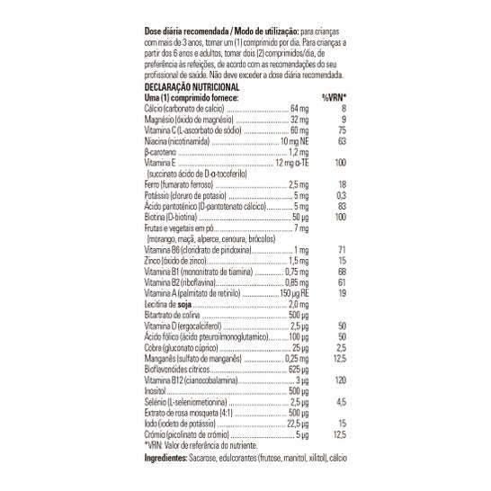 Solgar Kangavites Multivitamínico Sabor Frutas del Bosque 60comp