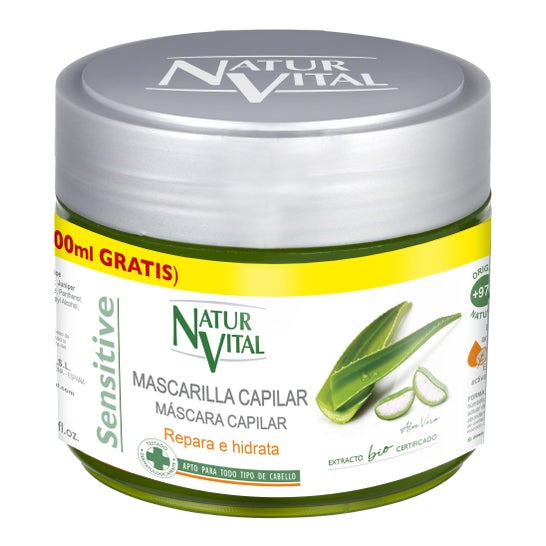 NaturVital Sensitive Reparatur- und Feuchtigkeitsmaske 500ml