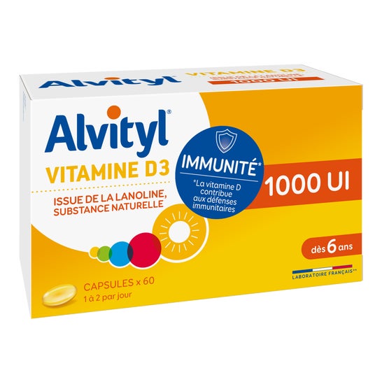 Alvityl Vitamina D3 1000Ui 60caps