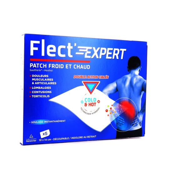 Flect'Expert Kalt- und Heißpflaster 10 x 14 cm Box mit 5 Stück