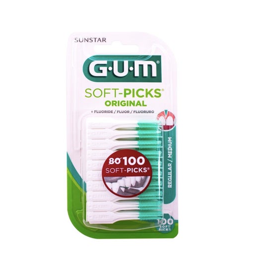 Gum Soft Picks Original Regular Medium 100uds