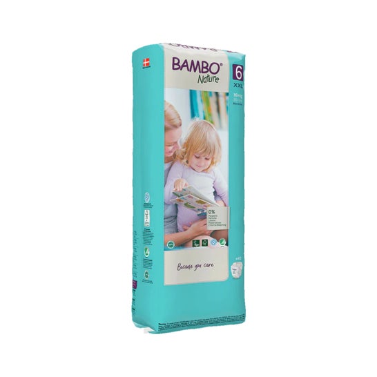 Bambo Nature Pañales Talla 6 +16kg 40 uds