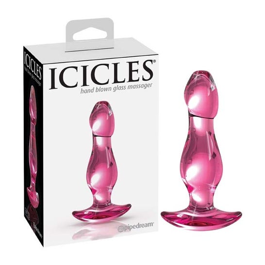 Icicles Number 73 Hand Blown Glass Massager 1ud