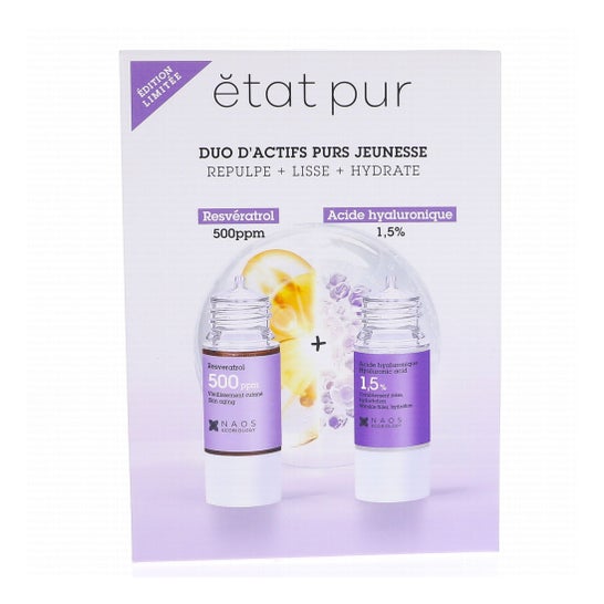 Actif Pur Set Resvératrol 15ml + Acide Hyaluronique 15ml