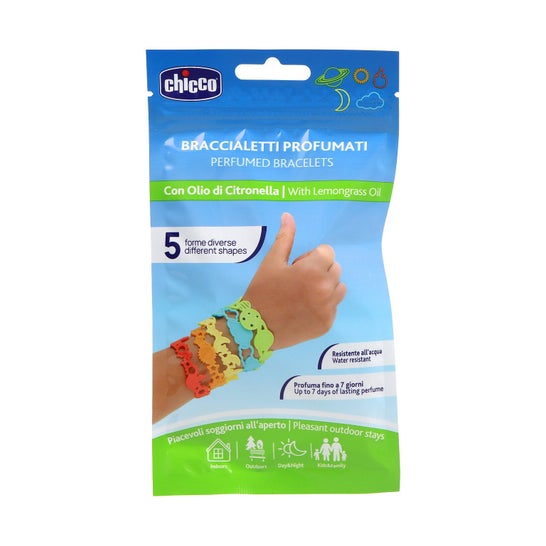 Chicco Pulsera Perfumadas Aceite de Citronela 5 uds