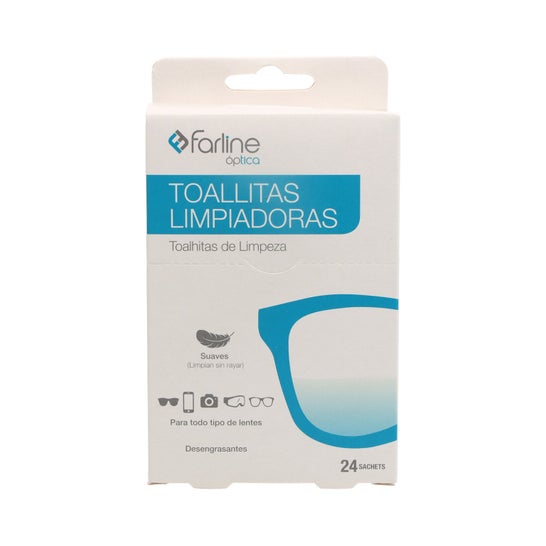 Farline Toallitas Limpiagafas 24 uds