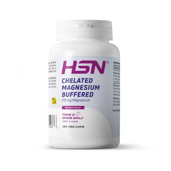 HSN Bisglicinato de Magnesio Quelado 175mg 120vcaps