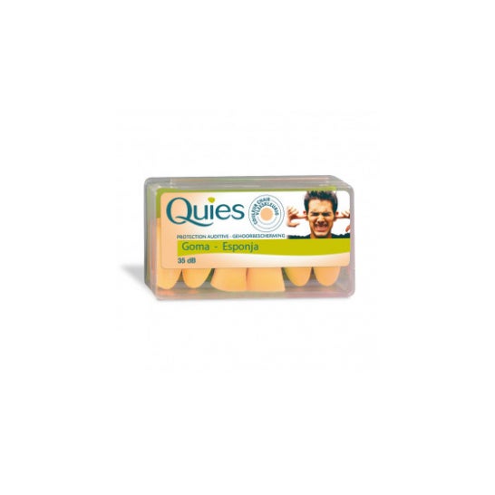 Quies tapón espuma color carne 6 uds