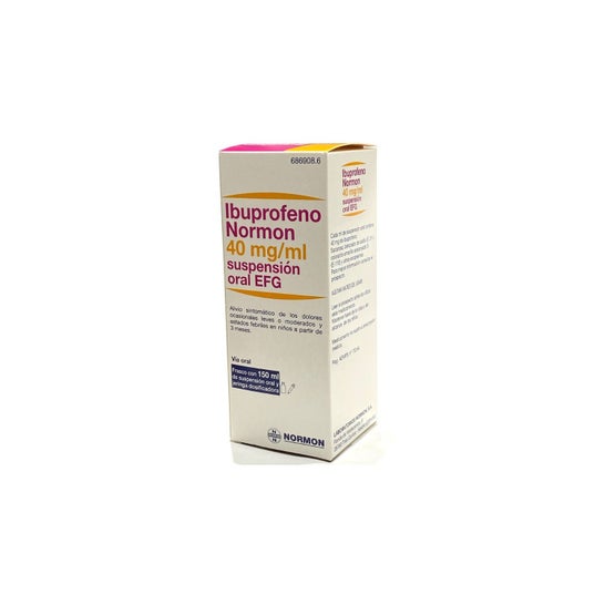 Normon Ibuprofeno Suspensión Oral EFG 40mg /ml 150ml