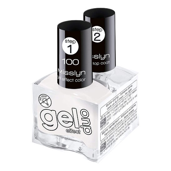 Misslyn Gel Effect Nail Polish Duo Pack 100