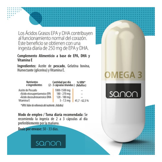 Sanon Omega 3 100cáps
