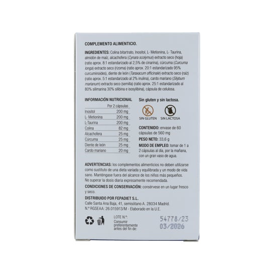 Fepadiet Fepa-Livergrass 60 kapsler