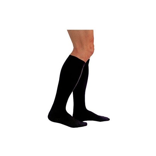 Medilast Silver Edition black strong compression sock T-XL 1ud